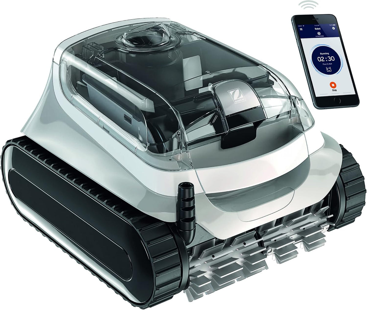 Zodiac Zwembadrobot 30 x XA iQ automatische tot 12 x 6 m, inclusief 18 m kabel en dubbele filtratie, besturing via app. Cycloontechnologie