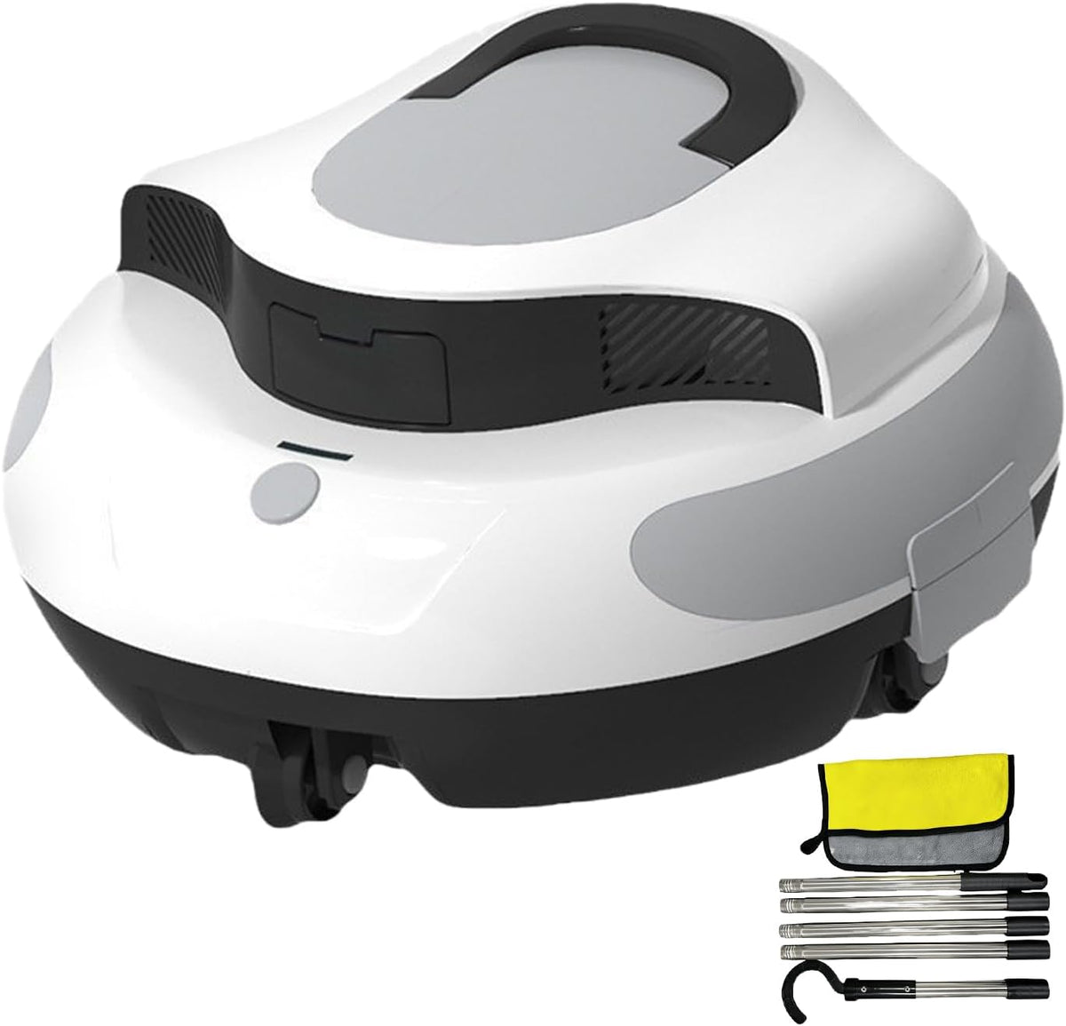 Zwembadrobot Dual-drive Robotachtige Poolreiniger, Voor Bovengrondse En In-grond Zwembaden Tot 1000 Sq.ft, Draadloos Automatisch Zwembad Vacuüm
