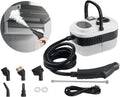 Foandbevi Stoomreiniger 7-in-1, 2500 W, hogedrukreiniger, handautostoomreiniger, voor thuisgebruik, hardhouten vloerdemreiniger, voor kussens, keuken