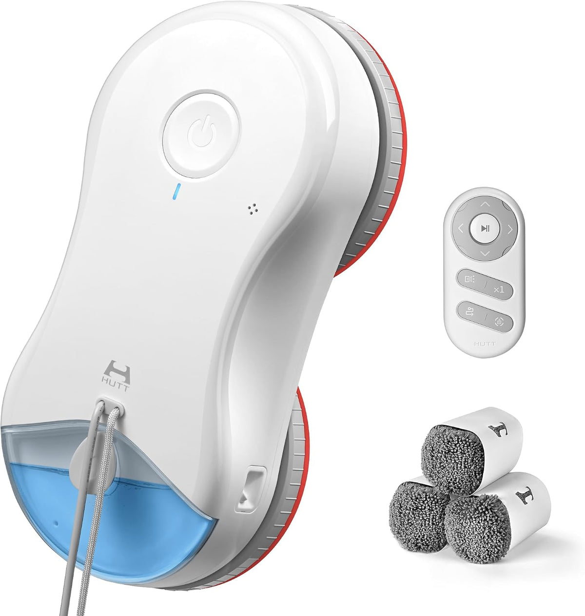 Raamreiniger HUTT S55 Pro Ruitenrobot 6500Pa, met 3D Zwevende Reinigingspads, SLAM 4.0-navigatie, 80ml watertank, Glaswasrobot