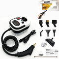 Qinpi Stoomreiniger Draagbare, 2500 W, 1,2 l tank, 6-traps verstelbare stoom, 2,2 m slang, voor afzuigkap en keuken