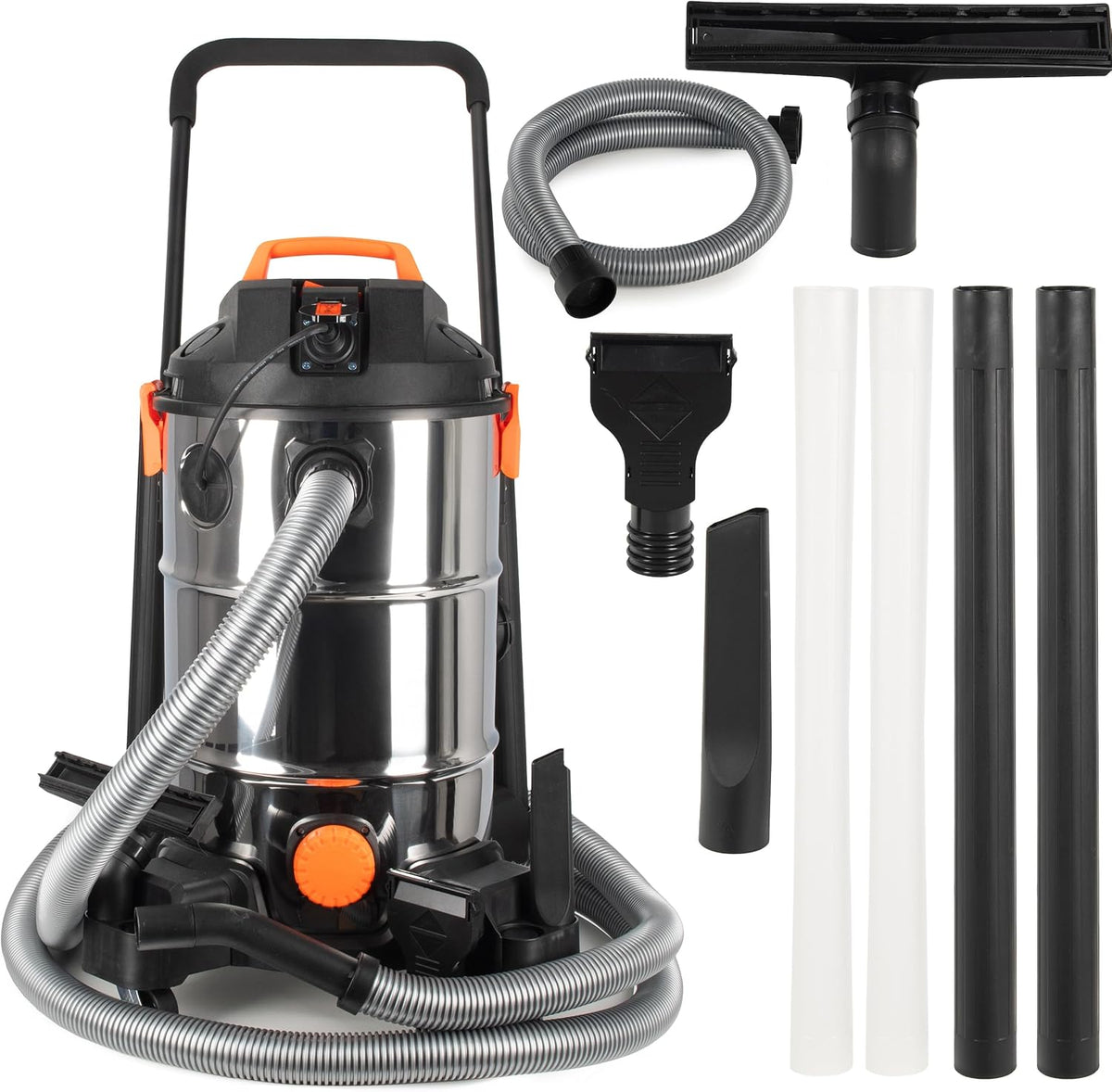 COIL Zwembadrobot Zandzuiger, reservoir (35 l), + afvoerpomp 600 W, 1400 W, zuigkracht: 18 kPa, voor zwembaden, modderzuiger, zwembad vacuüm