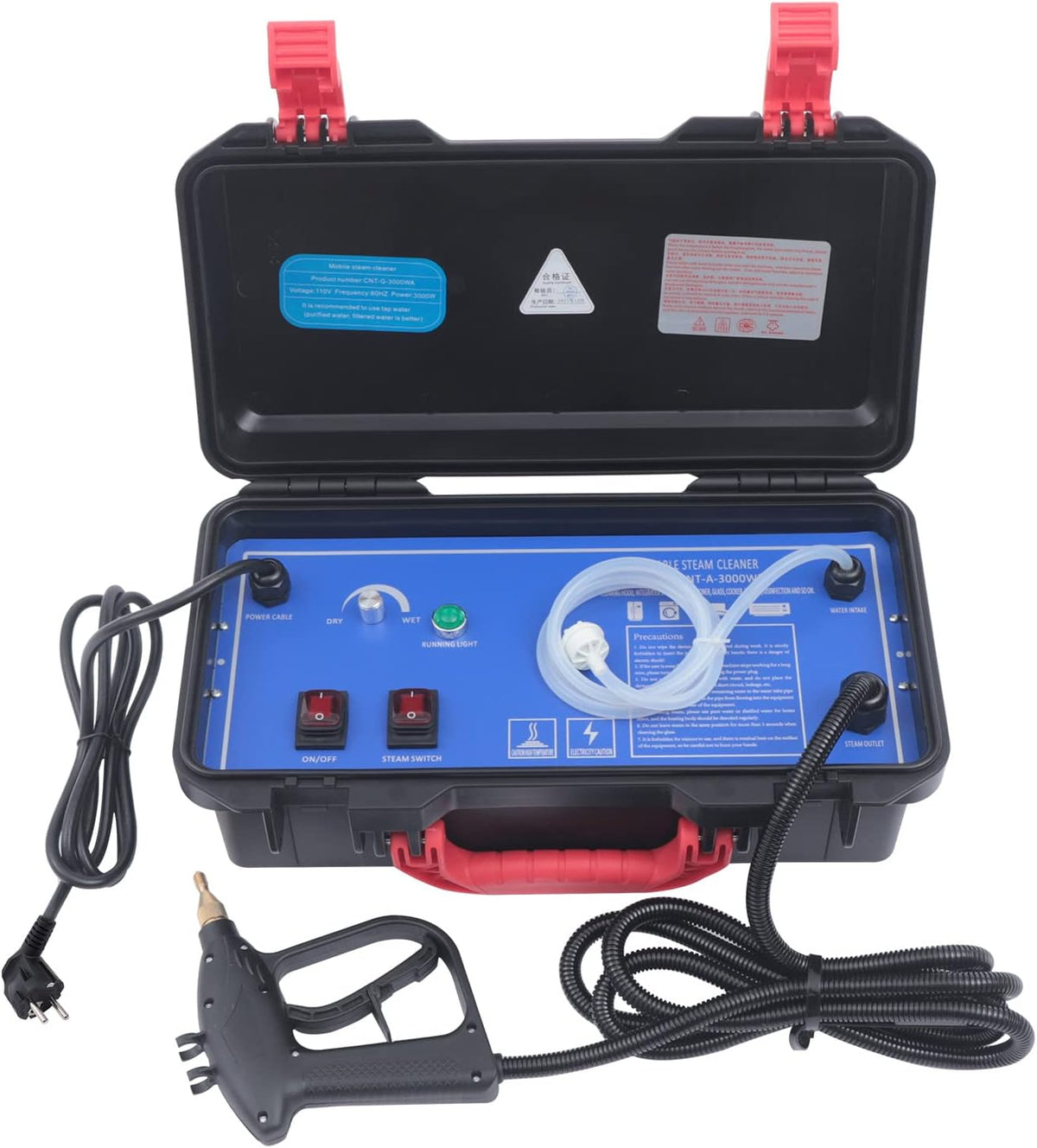 Waphoerte Stoomreiniger hogedrukreiniger 3000W handstoomreiniger, Steam Cleaner