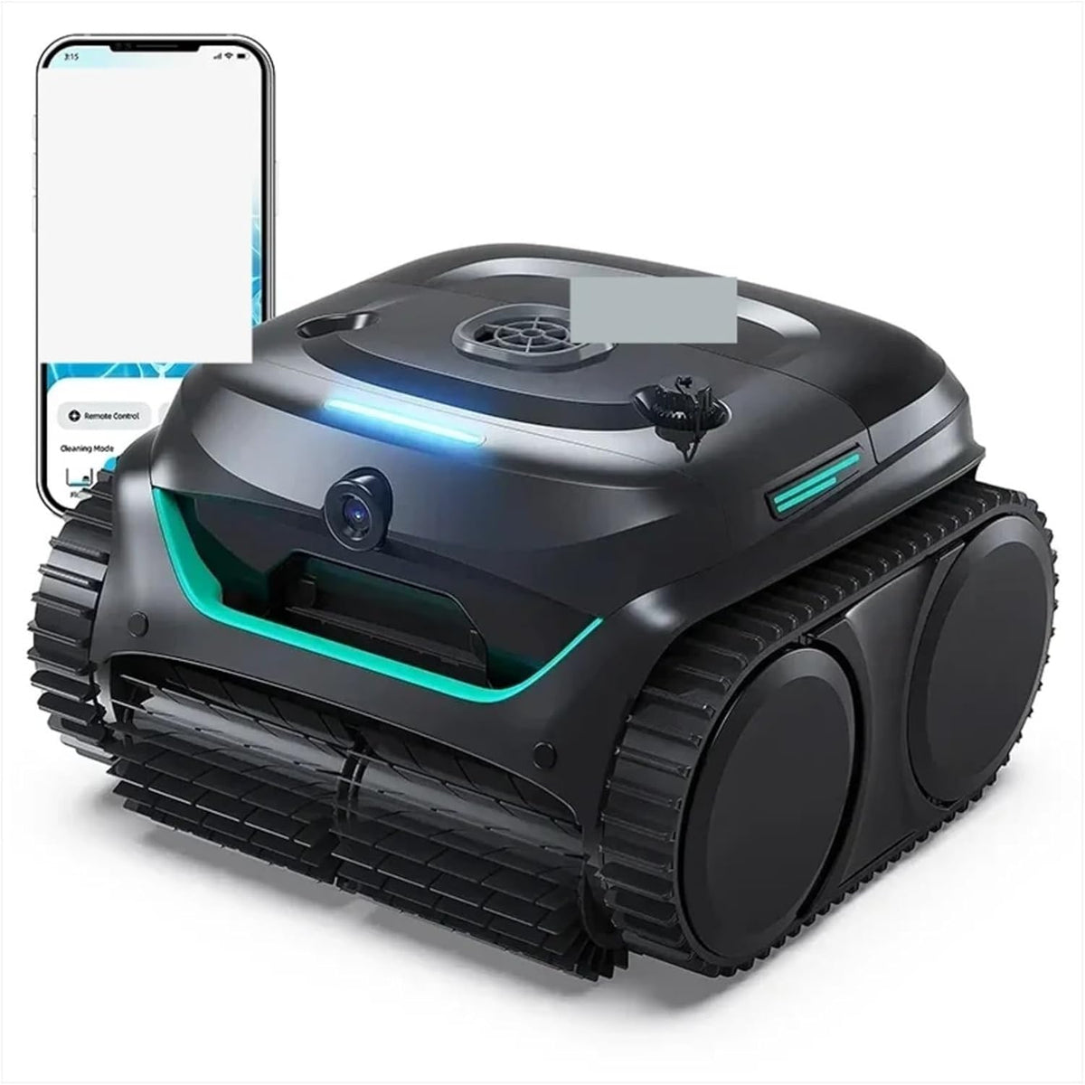 Zwembadrobot Poahncu Draadloze robotzwembadreiniger Zwembadreinigingsrobot, volautomatische zuigmachine, bodemstofzuiger, onderwater, voor zwembad