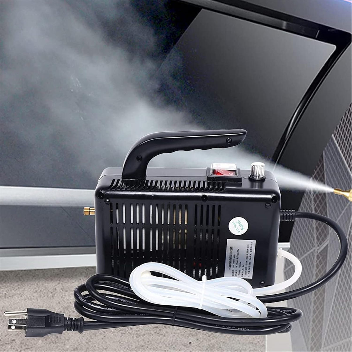 wzfdm Stoomreiniger Handgehouden draagbare, zwart-220 V, automatisch pompen, voor keuken, badkamer, meubels, autoverzorging, zitting