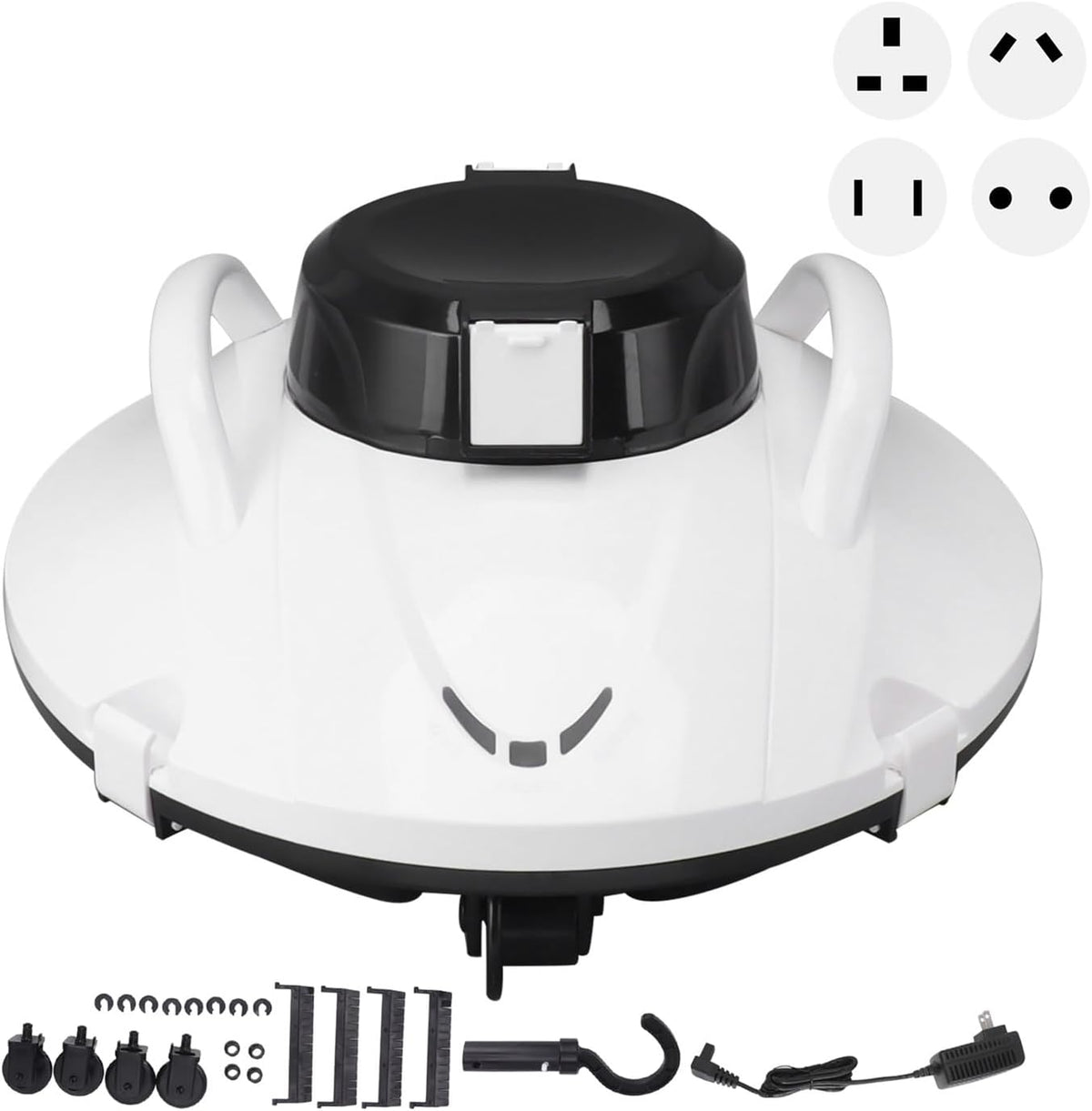 AmAzwi Zwembadrobot Automatische zwembadreinigers Draadloze, voor bovengronds zwembad Zwembadreinigingsrobot