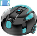 KKI Zwembadrobot Robotic Pool Cleaner, 130 minuten looptijd, tot 65 ft/1100 m2, draadloze zwembadrobotstofzuiger, zelfparkeren, lichtgewicht