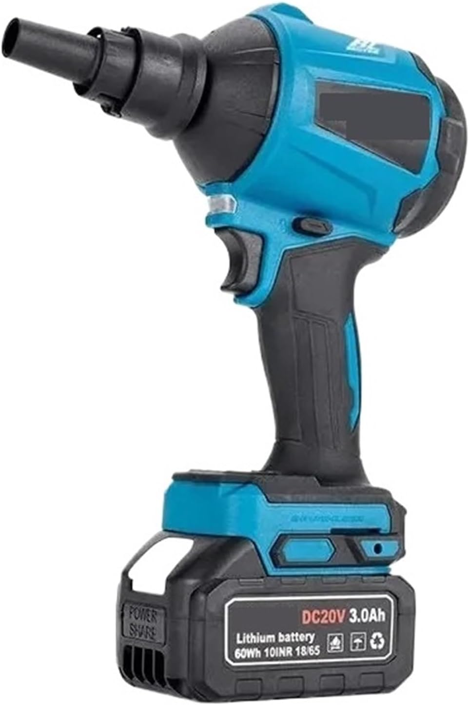 Hvsyvvsrl Bladblazer Borstelloze Elektrische Luchtblazer 80000 Rpm, Met Mondstuk, voor Batterij Snel Schoonmaken