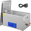 Vevor Ultrasone reiniger, digitale timer, ultrasoon reinigingsapparaat, met verwarming, voor glazen, sieraden, valse tanden, munten