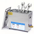 Ultrasone reiniger VUA, Commerciële ultrasone reiniger 6 l, met verwarmde 300 W reiniger, met digitale timer en verwarming, voor