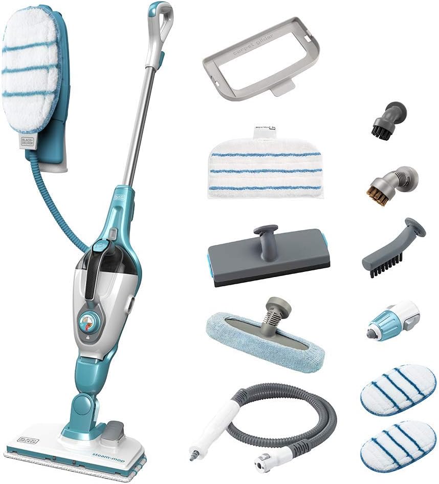 Black+Decker Stoomreiniger zwart+Decker, FSMH1321JSM, Steamitt stoomzwabber
