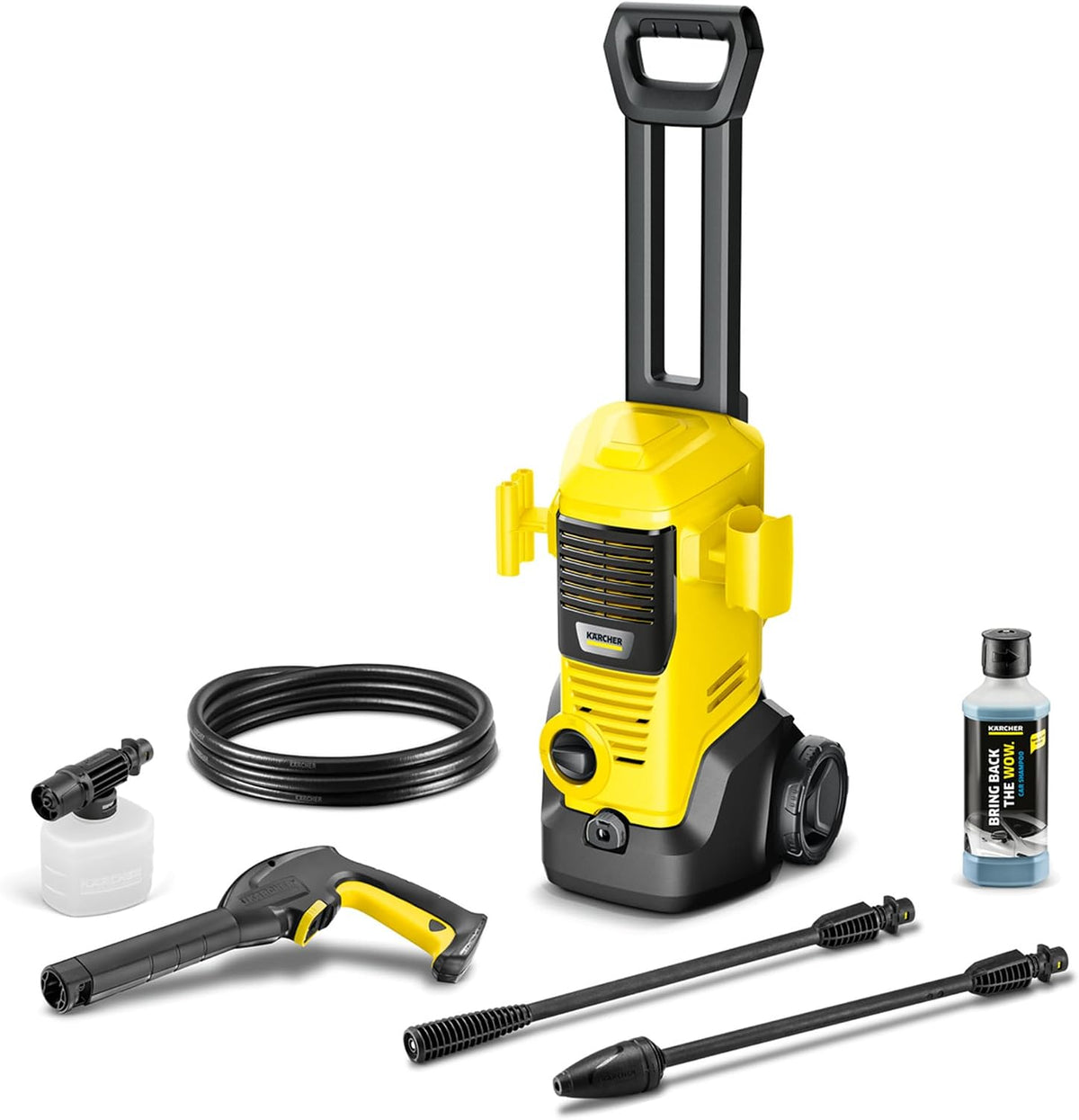Kärcher Hogedrukreiniger K 2 Premium FJ, druk: max. 110 bar, opbrengst: 360 l/u, gewicht: 4,2 kg, oppervlakteprestatie: 20 m2/u, waterfilter