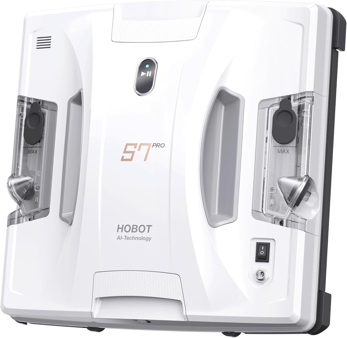 Product Smartbot Hobot, S7 PRO Automatische ruitenreiniger, app- en spraakbediening, met dubbele gemotoriseerde dweil, dubbele sproeier
