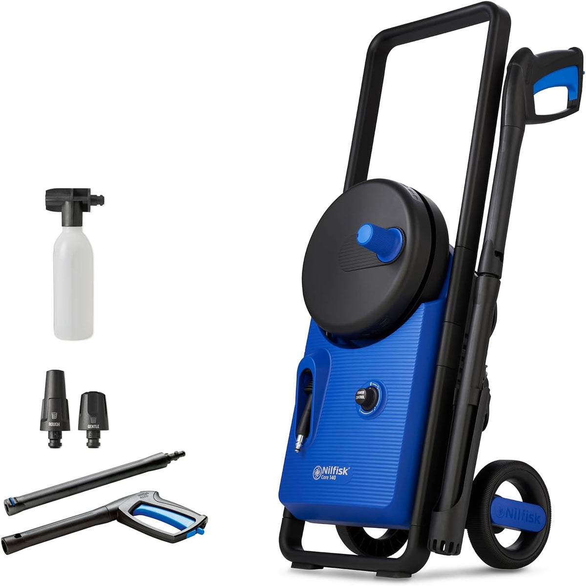 Hogedrukreiniger Nilfisk Core 140 Bar, met PowerControl + Schuimspuit (1800 W)