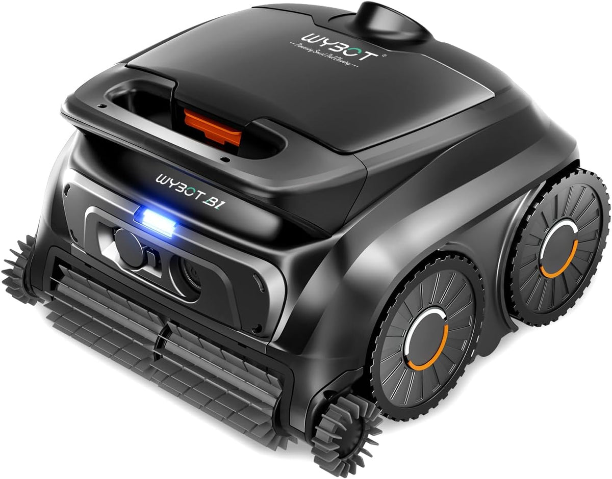 Wybot Zwembadrobot B1 Accu-, zwart en oranje, voor kleine zwembaden