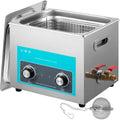 Vevor Ultrasone reiniger, professionele ultrasone reiniger 220 V, instrument (15 l), 40 kHz, met verwarmingstimer, voor het reinigen van brilringen