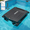 Zwembadrobot Autumflatgao Zwembadreinigingsrobot, 5000 Mah Zonne, Tot 100m2, App, Robot Zwembadskimmer, Dubbele Oplaadmodus, Twee Reinigingssnelheden
