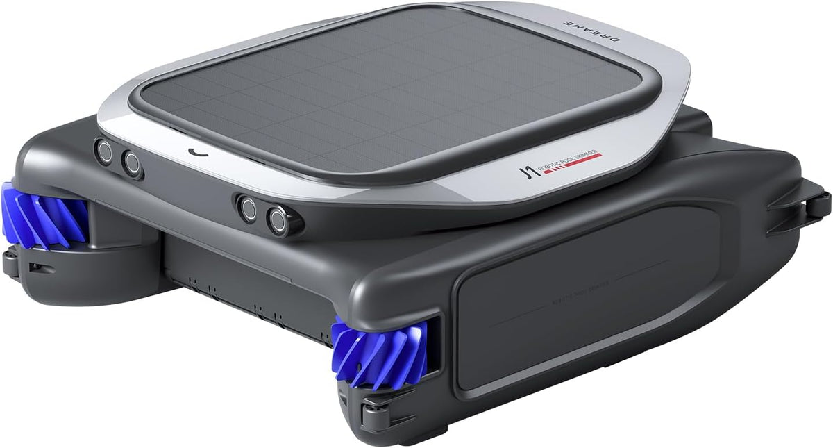 dreame Zwembadrobot J1 zwembadreinigingsrobot, reiniging 360° rondom, continue werking 24/7, bediening via de app, geavanceerde PoolSense-technologie
