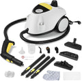 Stoomreiniger Reomdara, 2100 W, 2,1 l waterreservoir, snel opwarmen tot 100 graden Celsius, met 19 accessoires, handstoomreiniger, voor keukenmeubels