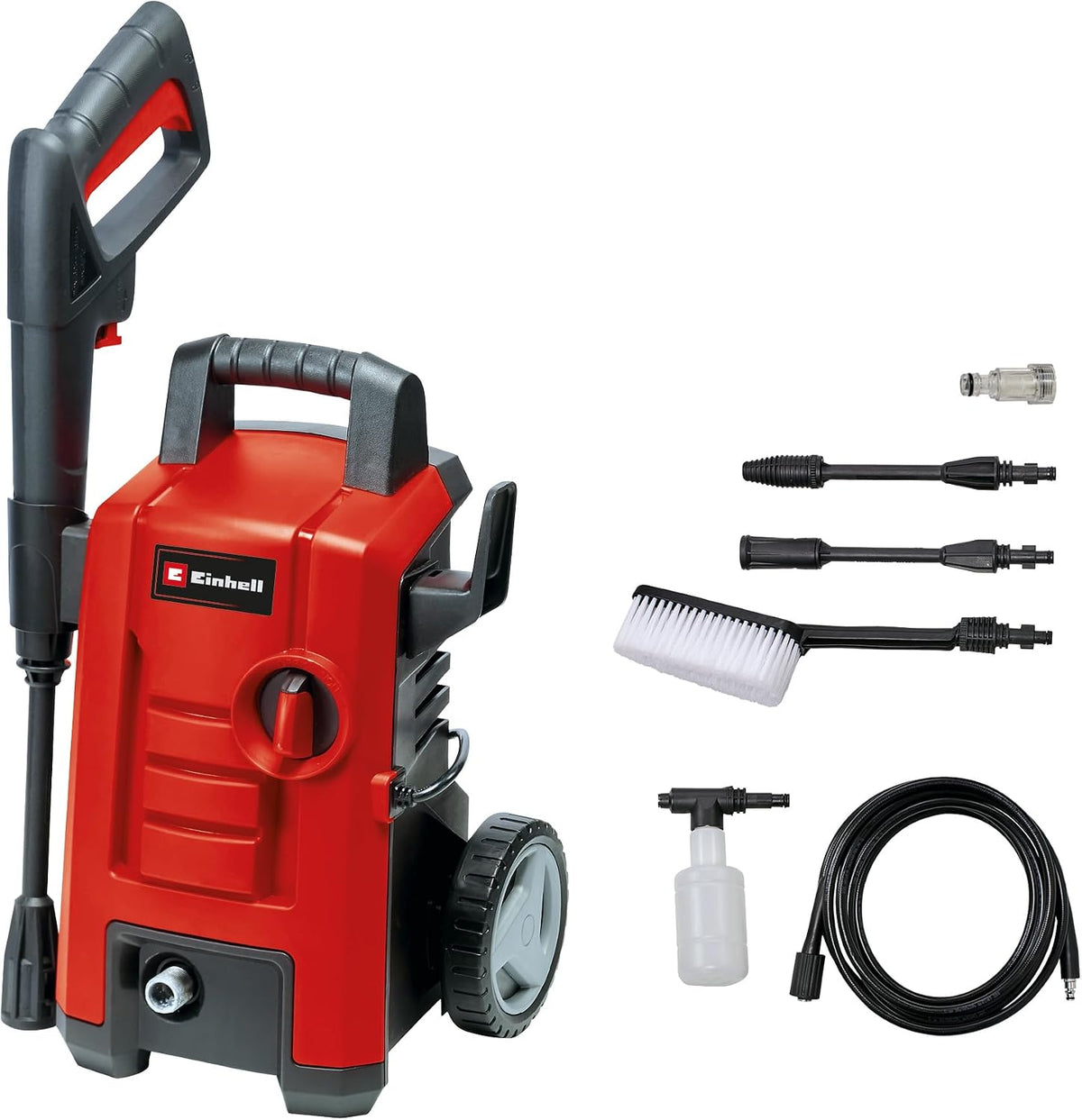 Hogedrukreiniger Einhell TC, max. 130 bar, HP 130 (1.500 watt, incl. hogedrukslang, modulair Quick, Couple-systeem, pistool, lans, diverse sproeiers