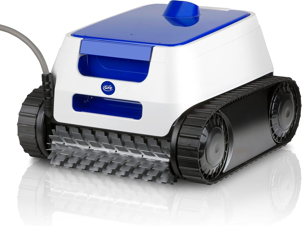 Gre Zwembadrobot ER230, voor ingegraven zwembaden tot 9 x 4 m, wanden en waterlijn in 2u30, Elektrische zwembadrobot, reinigt bodem