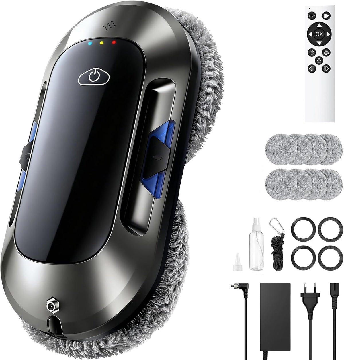 Robotstofzuiger Shiptree Raamreinigingsrobot, met bidirectionele ultrasone nevelsproeifunctie