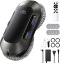 Yiigame Raamreiniger W23D Raamreinigingsrobot, 6000 Pa elektrische raamrobot, <65 dB, 3 reinigingsmodi, met dubbele sproeifunctie, voor ramen/tegels